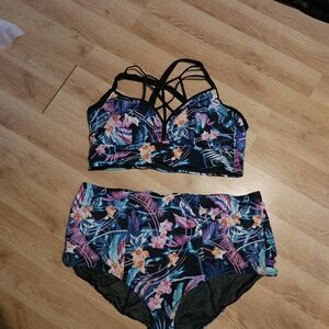 Tropical Floral Bikini Set